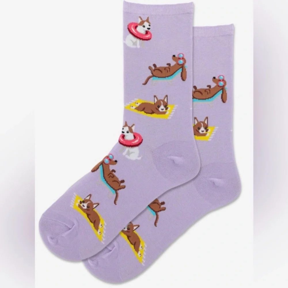 Hot Sox Women’s Crew Socks 3-Pairs- New